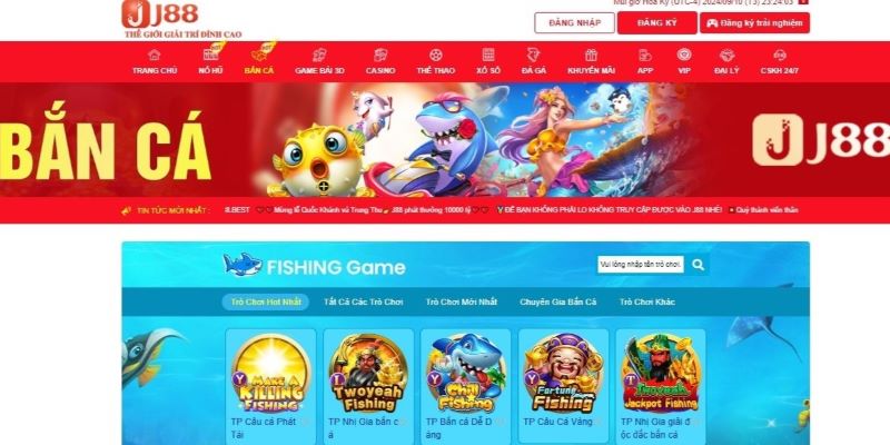 Đánh giá chung về game bắn cá H5 tại J88