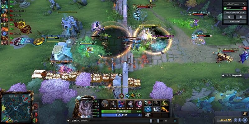 Đánh giá tổng quan về trận chiến Dota2